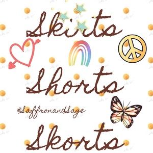 SKIRTS, SHORTS, SKORTS!